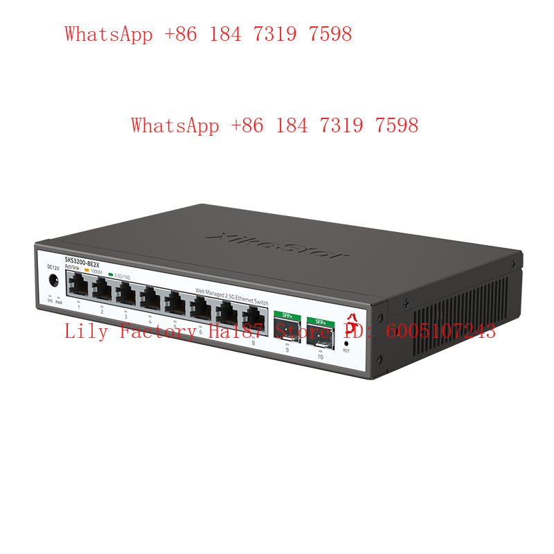 Sfp+ 10G Managed Switch 8 Port - XikeStor 8*2.5G RJ45 2*10G SFP+ Zarządzany