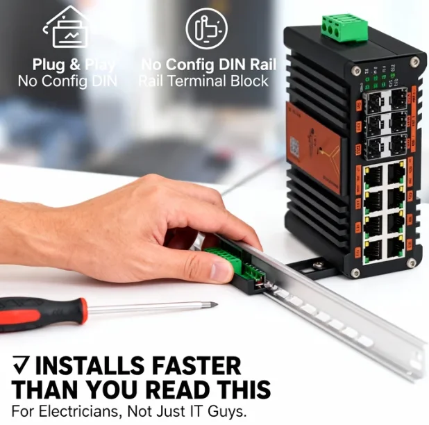 Przemysłowy przełącznik PoE z  – Sfp+ 10G Managed Switch 8 Port recenzja i cena